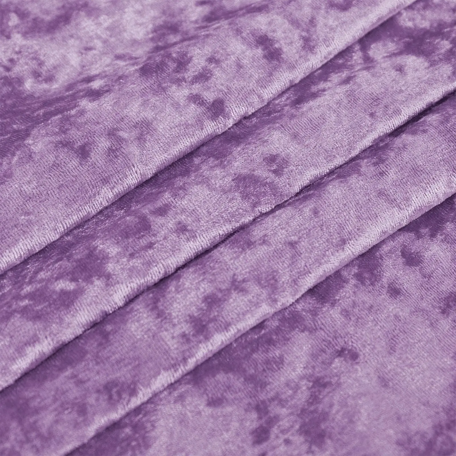 65"x5 Yards Lavender Lilac Crushed Velvet Fabric Bolt, DIY Craft Fabric Roll