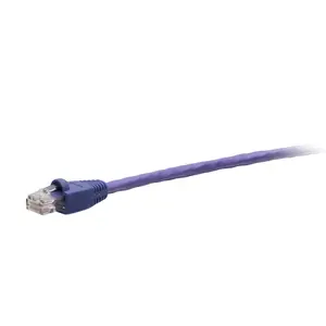 C2G C2G43563 25ft (7.6m) TAA-Compliant F-Series Cat6 Snagless Unshielded (UTP) Network Cable - Purple