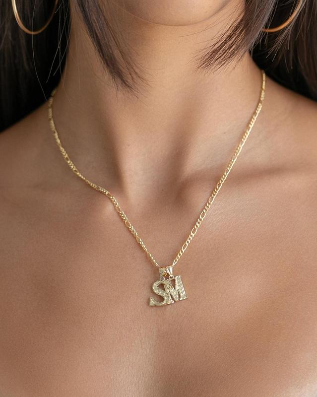 THE DOUBLE INITIAL NECKLACE