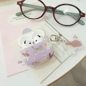 Polka Dot Cat Earphone Case for Apple AirPods Pro 3/2/4/3/2, Fashionable Women's Earphone Cover, Simple Design, Apple Earphone Case