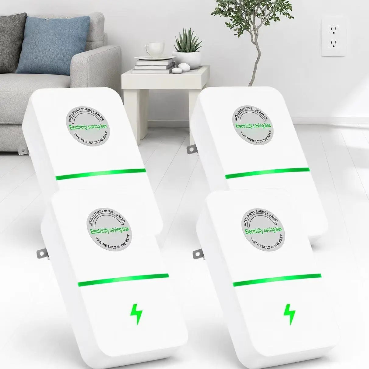 2PCS/4PCS Plug-In Power Box, Smart Plug Device, 2026 Updated Design, Plug&Play, for Home/Office/Restaurants/Factory