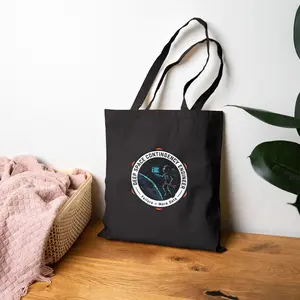 Deep Space Contingency Patch Tote Bag | Astronaut Helmet Space Badge