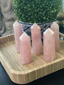 Rose Quartz Tower / Pillar - Large