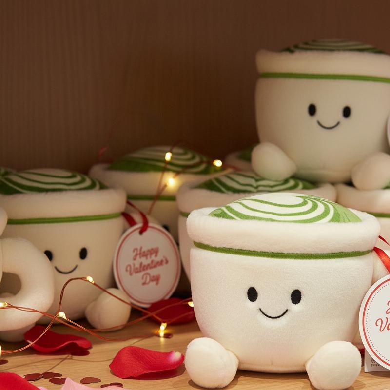 Matcha Latte Anime Peripherals Soft Doll Collection Room Decoration Toy Kid Birthday Gifts