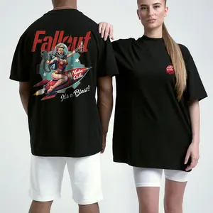 F4llout Nuka Cola 2 Sides Tee Retro Gaming Appeal Gaming Streetwear Perfect Gift for Fans Gamer Shirt Gift Unisex Heavy Cotton Tee Gildan 5000 100% Cotton Classic Fit - Novelty