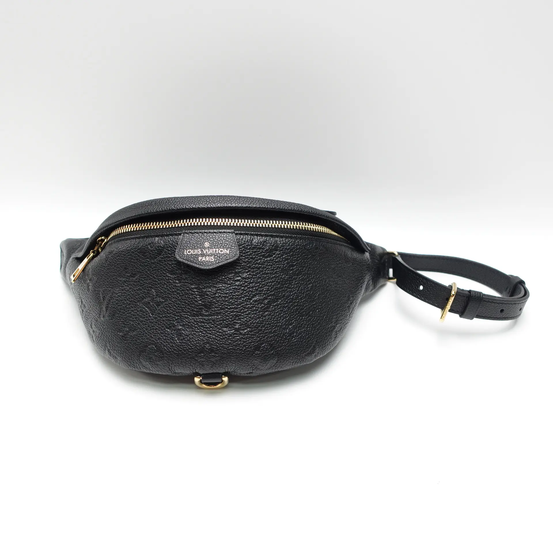 Pre-owned Louis Vuitton Monogram Empreinte Leather Belt Bags Bumbag Black Belt Bag T10444764