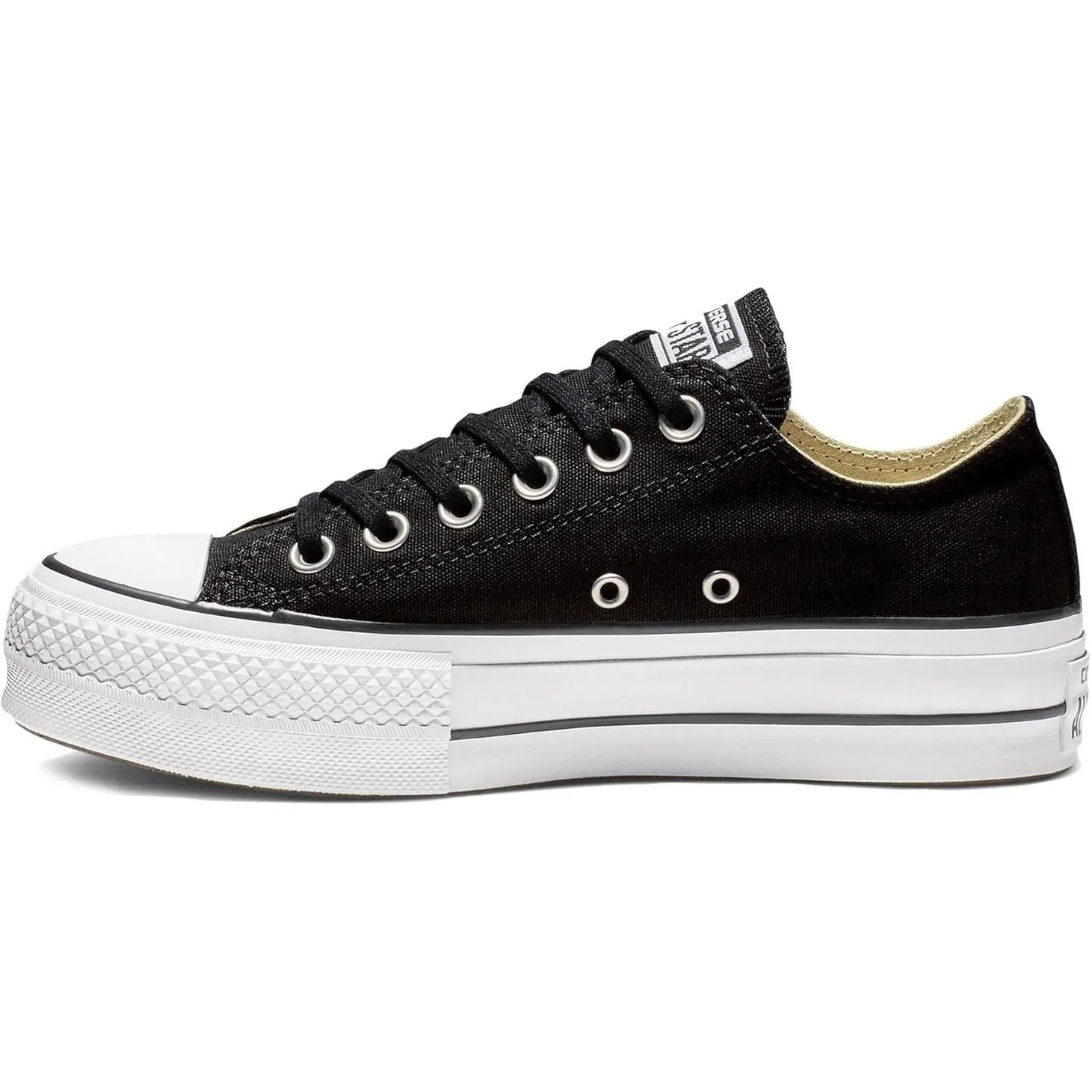 Converse Womens Chuck Taylor All Star Lift Platform Shoes - Black 560250C