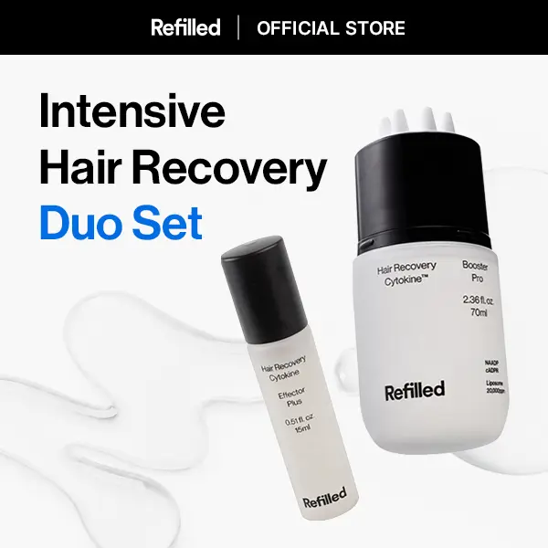 Refilled cADPR Intensive Hair Recovery Set | Booster Pro Hair Growth Serum + Effector Hair Growth Concentrate