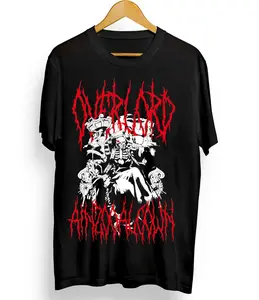 Overlord Ainz Ooal Gown Unisex Cotton T-Shirt, Anime Manga Graphic Tee All Sizes