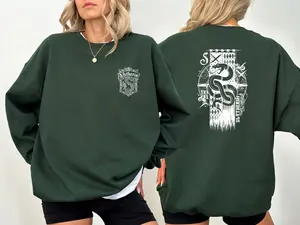 Wizard Glasses Sweatshirt, Wizard Sweatshirt, Potter Sweatshirt, HP Hoodie, Slytherin
