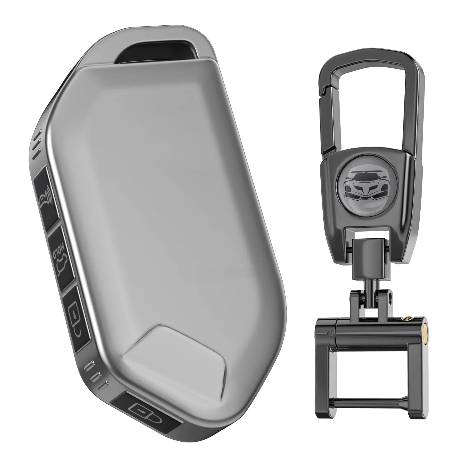 Frosted Matte Gray-model 2