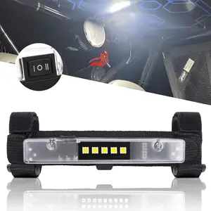 UTV Dome Light, Universal Roll Bar Mount Interior LED Light for UTV Polaris RZR Can Am Pioneer Talon Yamaha ATV Truck Golf Cart Off Road