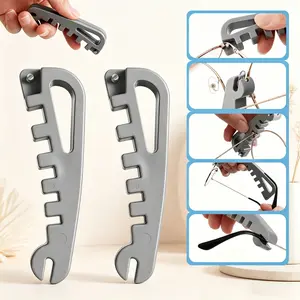 Portable Glasses Frame Bender Set 2PC | Multi-Function Curvature Adjuster, DIY Repair Tool for Eyeglass Temple Arms and Nose Pads