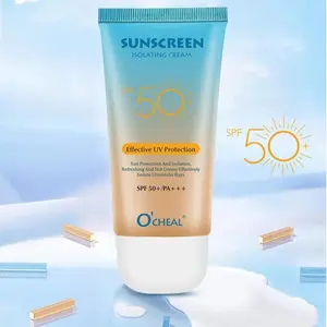 50g Sunscreen Cream, Waterproof Lightweight Face Sunscreen, Moisturizing Sun Care Product for Outdoor, Travel, Daily Use