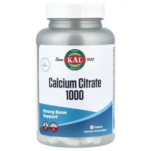 KAL Calcium Citrate 1000, 90 Tablets (333 mg per Tablet)