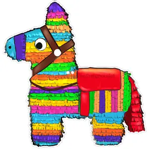 Fiesta Donkey Door Hanger, Cut Bow Holes, wood sign, DECOE-W-903442, 22" Door Hanger