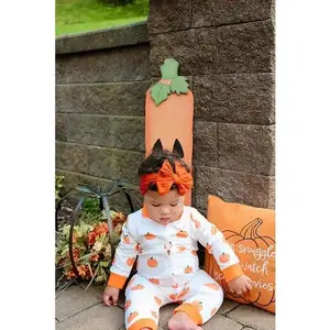 Orange Bow Headband