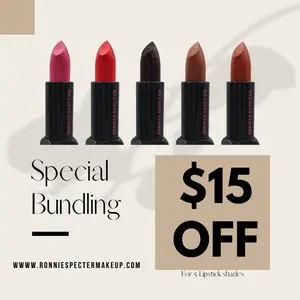 Bundle Of 5 Ultimate Shades of Lipstick