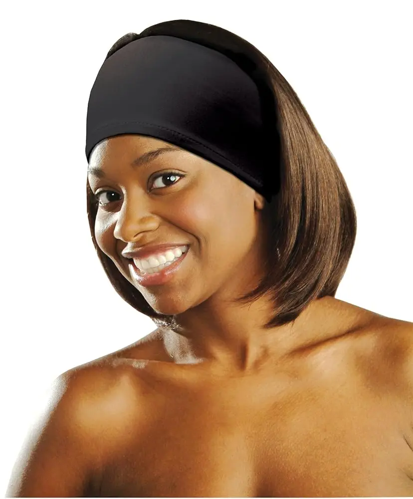 DONNA Spandex Wrap One Size Adjustable Hair Wrap with Closure for Women and Men