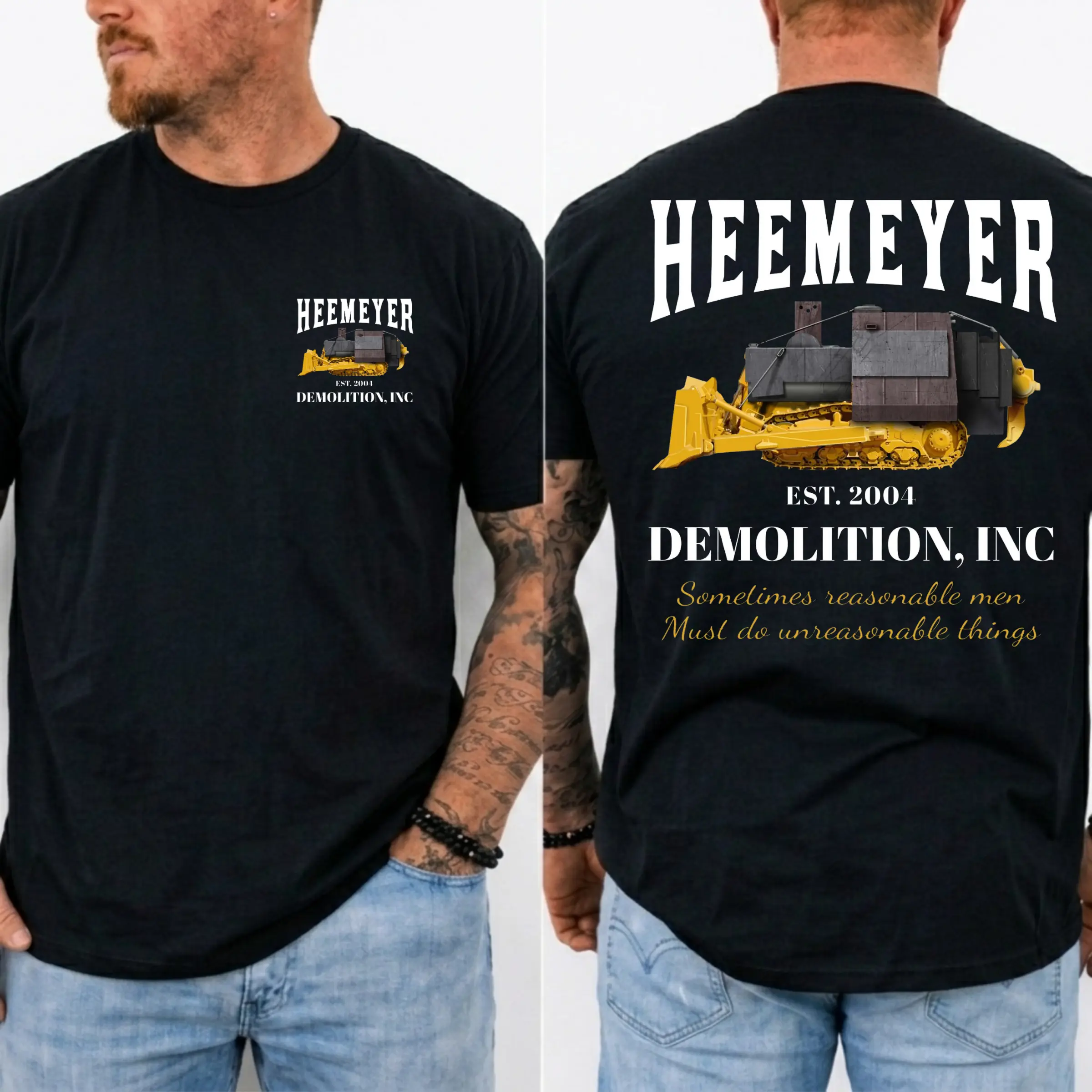 Heemeyer Demolition Inc Shirt, Vintage Graphic Marvin Heemeyer T-Shirt, Heavy Equipment Unisex Cotton Tee, Gift For Him, MADE IN USA