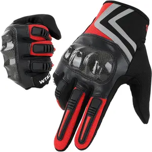 Lightweight Motorcycle Gloves for Men, Touchscreen Summer Breathable Gloves for Motocross Casual Riding