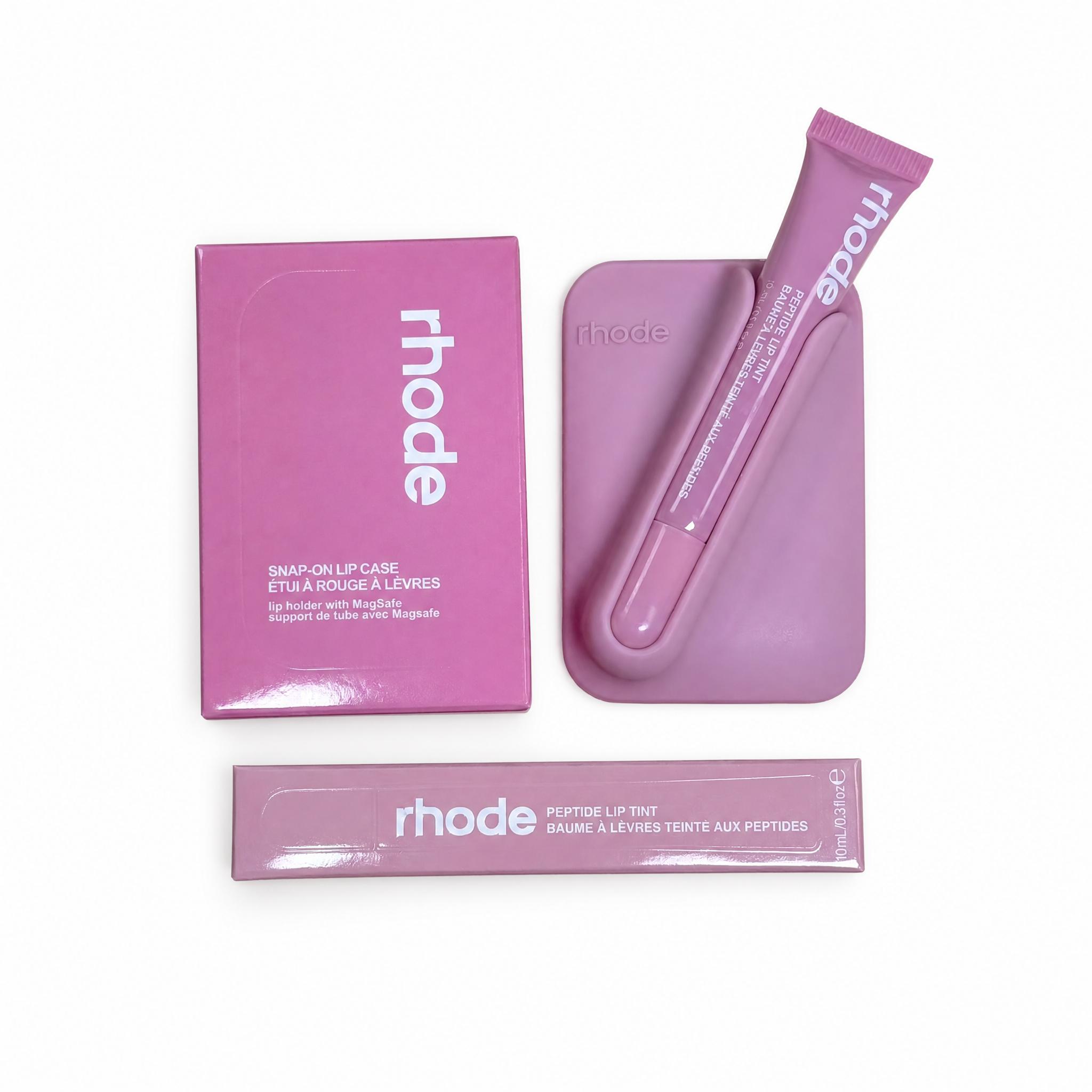 Snap-On Lip Gloss Holder Phone Case with MagSafe for iPhone 17 16 15 14 13 Pro Max - On-the-Go Lipstick Storage Glossy Protective Cover  Summervibes
