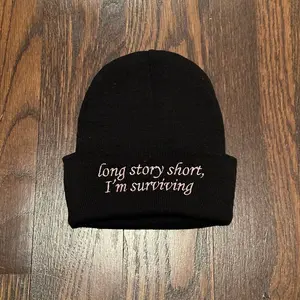 Long Story Short Custom Beanie