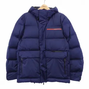 Pre-owned PRADA Nylon Small Leather Goods Down Jacket