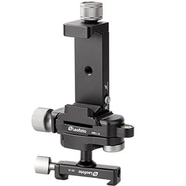 Leofoto Multipurpose Clamp Kit DC-12 + MBC-18 + PC-90II Mini Ballhead with Phone Clamp for Camera
