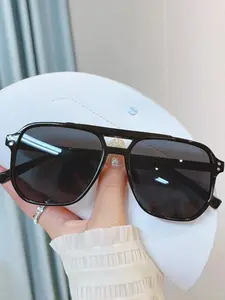 Unisex Simple Style Plain Color Glasses , Trendy Casual Irregular Glasses for Everyday Use, Fashion Accessories for Outdoor Activities, Trending Glasses