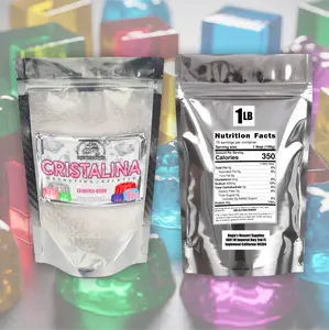 CRISTALINA Crystal Clear Gelatine 300 Blooms from Angies Dessert Supplies contains Pork