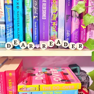 3d Printed Shelf Friendship Bracelet Sign - "Dear Reader"