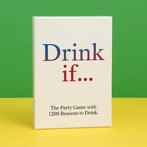 Drink If… - The Ultimate Adult Drinking Card Game | Hilarious Party Fun for Groups, Wild Nights, and Holiday Gatherings