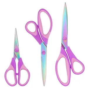 Stainless Steel Scissors Set, Multipurpose Office Scissors, Home Tailoring Scissors, Handmade Art Scissors, Sewing Supplies