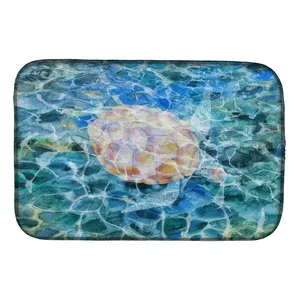 212 MAIN Sea Turtle Underwater Dish Drying Mat - Decorative Tableware Accessory, Coaster Alternative