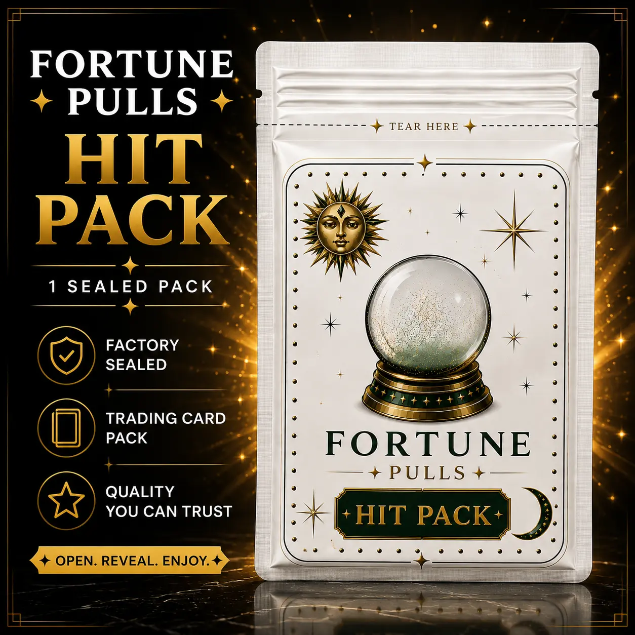 Fortune Pulls Hit Pack –  Guaranteed Full Art or Better