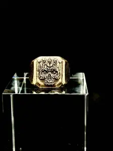Sith-Inspired Demon Skull Ring – Hellforged Relic