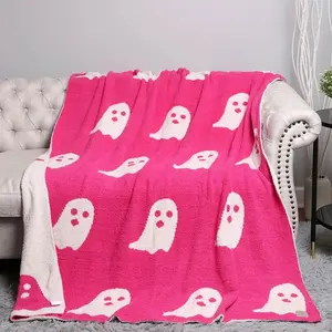 Pink Ghost Blanket  fall/halloween