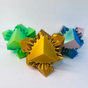 Transformable Gear Cube – 3D Printed Stress Relief Toy/Fidget Toy/Desk Toy anxiety sensory fidget adhd toy sensory toy