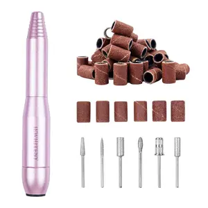 Electric Nail Drill Machine Professional 25000RPM Portable Manicure Pedicure Polishing Shape Tools Efile Nail File Drill Kit for Acrylic, Removing Acrylic Gel Nails.#cozyvibes #effortlessbeauty