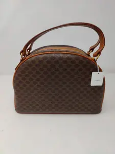 Pre-owned Celine Leather Shoulder Bags Macadam Handbag AD621