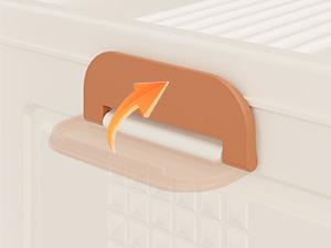 [Clearance/Spe]Raybee Small Plastic Clear Storage Bins with a Lid, Mini Stackable Storage Containers with Wheels, Folding Storage Boxes, Cute Closet Organizers for Living Room,Office,Dorm