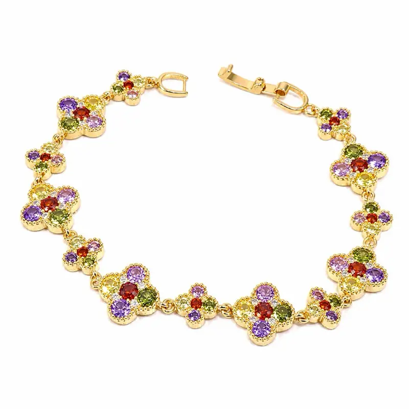 Amara Multicolor Floral Bracelet