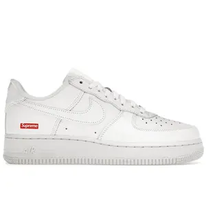 Nike Men's Air Force 1 Low Supreme White, from StockX