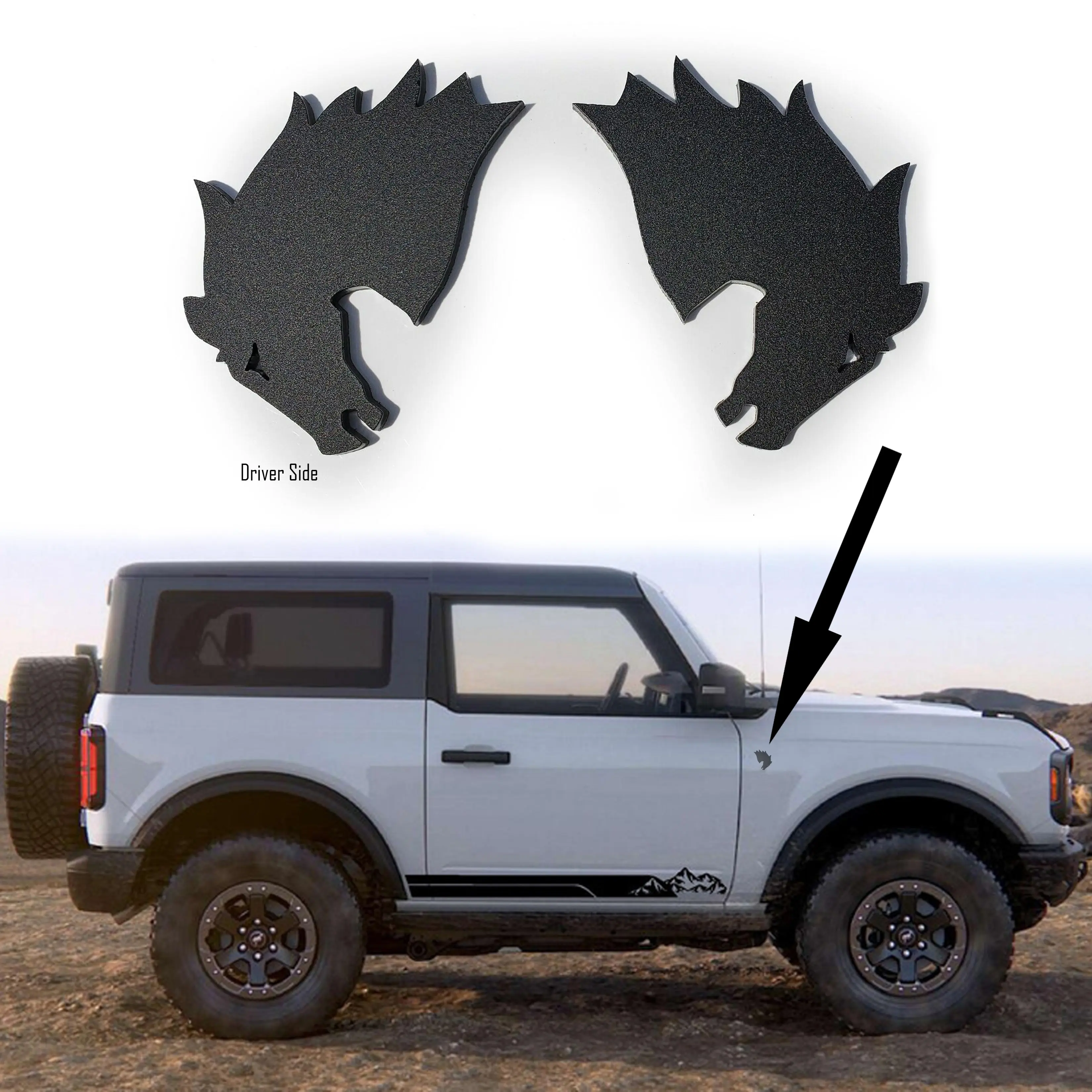 Bronco Badlands Custom Auto Accessories Emblems