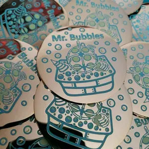 "Mr. Bubble" Enamel Pin