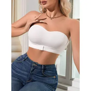 Wireless Push Up Bra for Women, Front Closure Comfort Lift Daily Wear