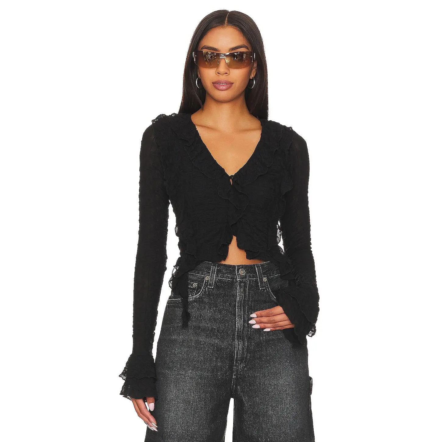 MORE TO COME Lennox Top in Black