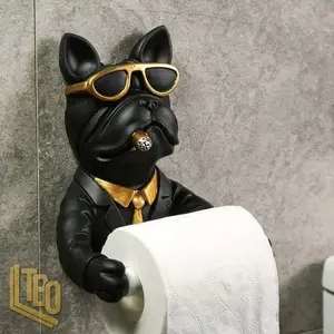 Toilet Paper Holder with Phone Shelf
