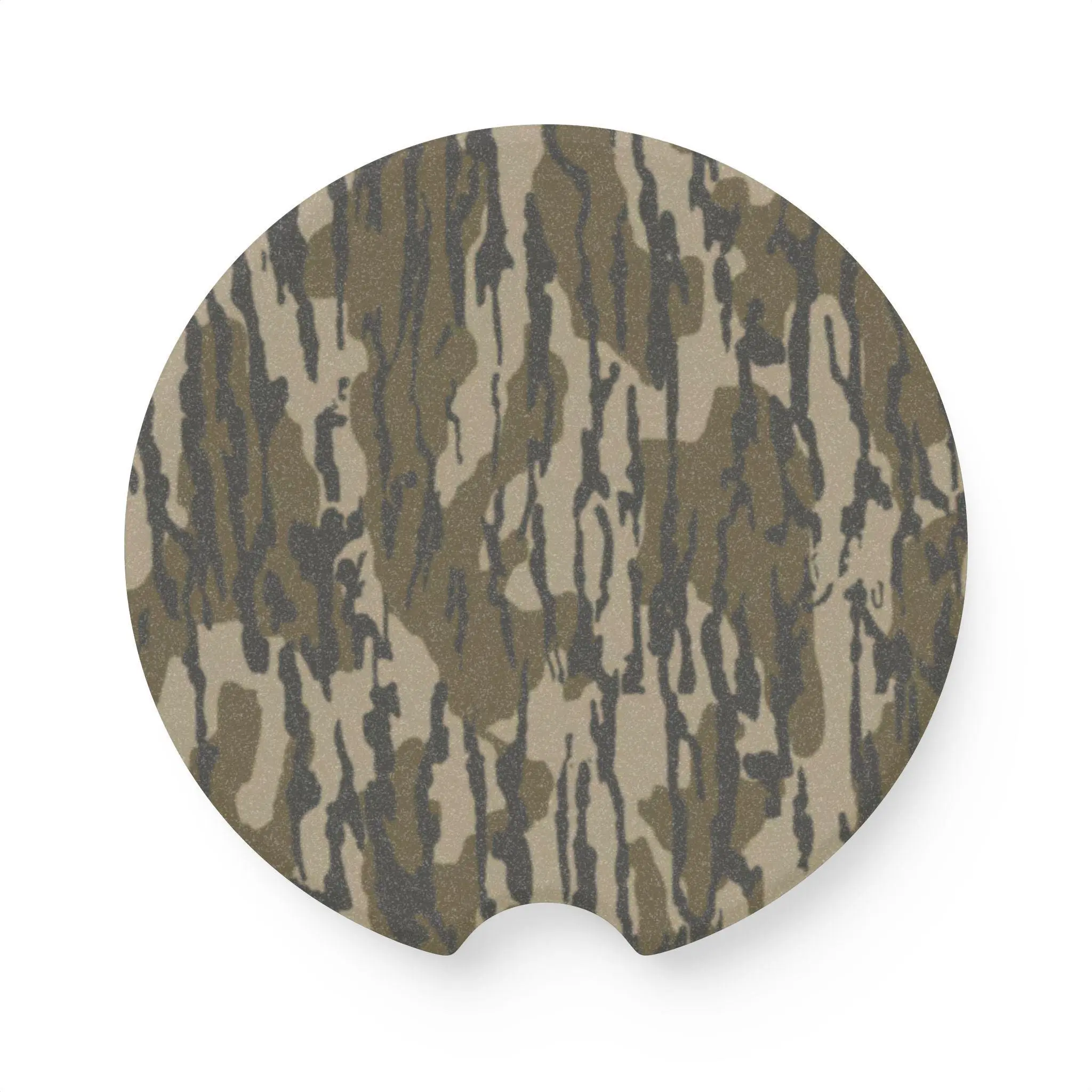 Camo Soapstone Car Coaster/Old School Camo Car Coaster/Camo Car Accessories/Hunting Gifts/Coasters for Vehicle/Waterfowl Camo Car Décor, Hunting Gifts, Father's Day Gift Christmas